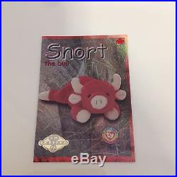 Rare TY Beanie babies Trading card Canadian Gold Snort 6/9 Series 2