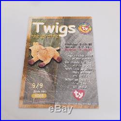 Rare TY Beanie babies Trading card Canadian Gold Twigs 9/9 Series 2