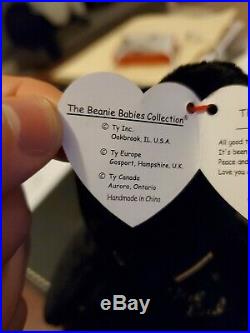Rare The End Retired Vintage Beanie Baby with Errors