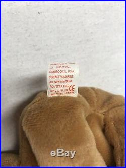 Rare Ty Beanie Baby Holiday 1997 Teddy With Multiple Errors Style 4200