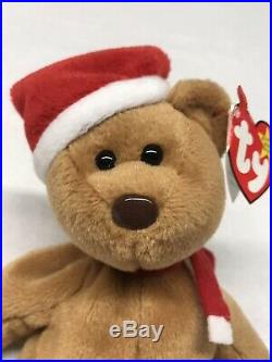 Rare Ty Beanie Baby Holiday 1997 Teddy With Multiple Errors Style 4200