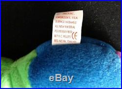 Rare Ty Beanie Baby Inch the Worm with Tag Errors Retired