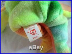 Rare Ty Beanie Baby Peace Bear 1996 Original Collectible with Tag Errors