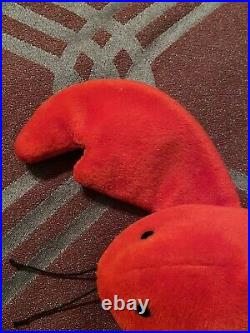 Rare Ty Beanie Baby Pinchers lobster, 1993