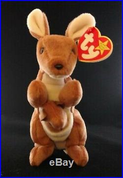 Details about   TY BEANIE BABY POUCH the KANGAROO AND JOEY BABY ERRORS EXCELLENT! NEW 