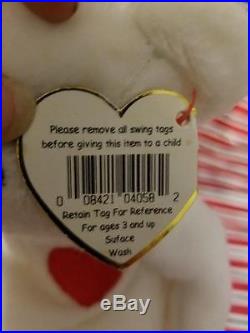 Rare Valentino Beanie Baby With Lots Of Errors Collectible