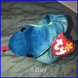 Rare Vintage 1997 Ty Beanie Baby Hissy Snake Collactable with hangtag