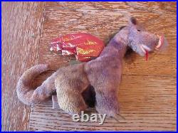 Rare ty, Ty Scorch The Dragon Beanie Baby, Multiple Hang Tag Errors