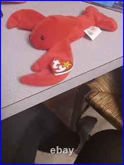 Rare ty beanie baby pinchers lobster