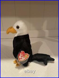 Details about   Ty Beanie Baby BALDY the Bald Eagle MWMT 
