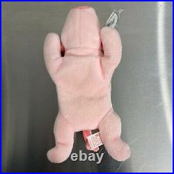Retired Rare Original 1993 TY Squealer The Pig Beanie Baby Style 4005 PVC