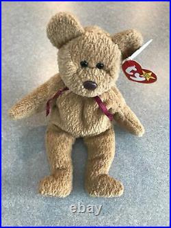 Details about   RARE RETIRED TY BEANIE BABY 'CURLY' THE BEAR WITH MANY ERRORS NEW CONDITION 