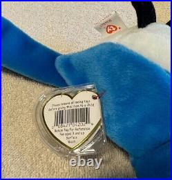 Rocket' The Blue Jay 1997 Ty Beanie Baby-rare-retired Tag Errors Mint Condition