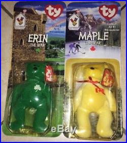 Ronald McDonalds House Charities Ty Collection Of 4 Bears RARE ONLY 4,000 each