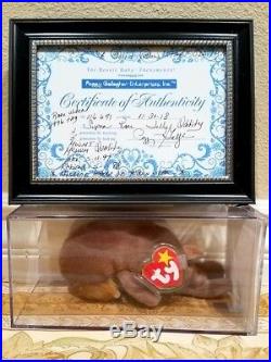 SUPER RARE ODDITY AUTHENTICATED Ty Beanie Baby Jolly Walrus MWMT MQ withCoA