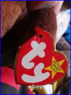 Seaweed Beanie Baby-TY Seaweed the Otter-Rare tag errors! 1995/1996 Retired