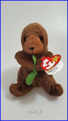 Seaweed The Otter Beanie Baby- PVC Rare tag Errors 1995/1996 Retired