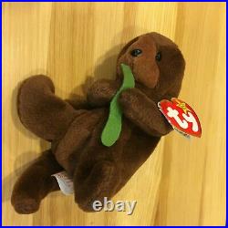 Seaweed The Otter Beanie Baby Retired TY RARE Tag Errors And Features