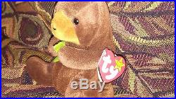 Seaweed Ty beanie baby Limited Edition with 4 Errors! Ultra Rare