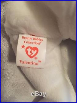 Super RARE Valentino TY Beanie Baby BROWN Nose10 Misspelled/Mistakes HOLY GRAIL