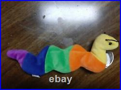 Super Rare Inch Ty Beanie Baby 1995 Retired 1st Edition Beautiful Cool Colors