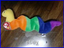 Super Rare Inch Ty Beanie Baby 1995 Retired 1st Edition Beautiful Cool Colors