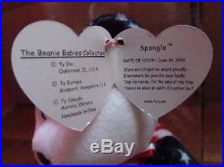 TY BEANIE BABY Beanie Babies Original 1999 SPANGLE ERROR, AUTHENTIC, RARE