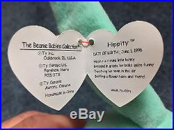 TY BEANIE BABY HIPPITY Hippity 1996 Very Rare, With Many Errors