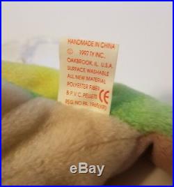 TY Beanie Babie Iggy Ultra Rare New Mwmt PVC 1st Edition Collectors Item Tag R