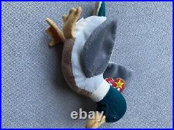 TY Beanie Babies 1997 1998 Jake the Duck Retired Rare Errors Stamp Tag #453