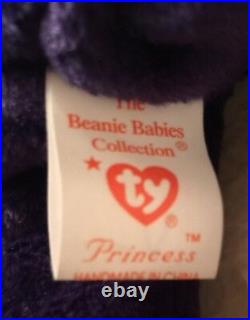 TY Beanie Babies 1997 PRINCESS DIANA, GASPORT, Beanie Baby, Tags PE Pellets RARE
