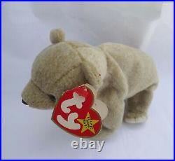 TY Beanie Babies Almond with Rare Errors