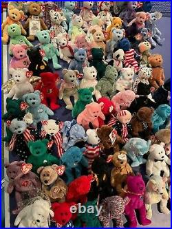 TY Beanie Babies Bear Lot 77 HARD TO GET AND RARE VARIETIES! $5 EACH