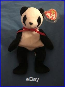 TY Beanie Babies. Fortune the Bear. Rare date error. Mint Condition