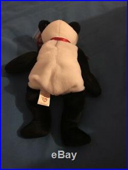 TY Beanie Babies. Fortune the Bear. Rare date error. Mint Condition