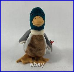 TY Beanie Babies Jake The Duck RARE 1997 with Errors Excellent Condition