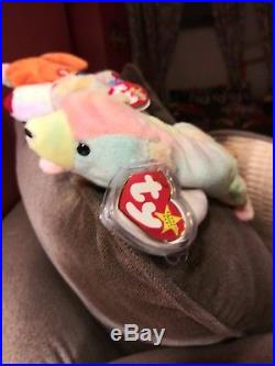TY Beanie Babies Rare Retired Sammy the Bear with Tag Errors Extremely Unique