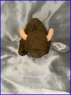 TY Beanie Babies Roam the Bison, EXTREMELY RARE with ERRORS