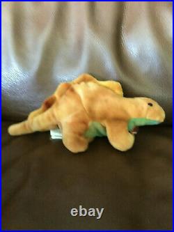 TY Beanie Babies STEG ULTRA RARE NEW 1st Gen 2 Can. Tush tags Investment Quality