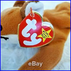 TY Beanie Babies Sly The Fox 1996 PVC 1st Edition Retired Very Rare Tag Errors