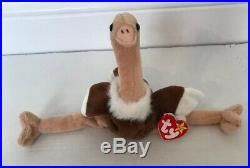 TY Beanie Babies Stretch The Ostrich #4182 1997Retired Rare Vintage Collectable