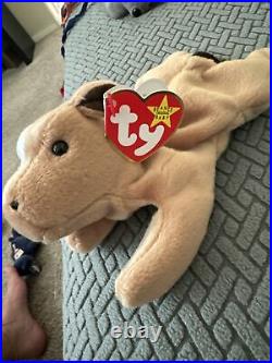 TY Beanie Baby 1995 Retired Derby the Horse with RARE Tag Errors