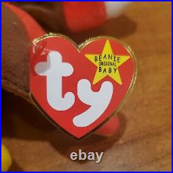 TY Beanie Baby 1996 Gobbles The Turkey Super Rare New Condition With Errors