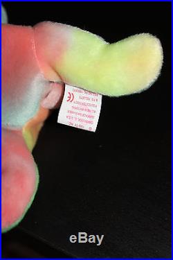 TY Beanie Baby 1998 Sammy the Bear. With rare collectible tag errors