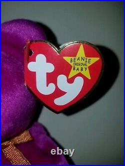 TY Beanie Baby 1999 Millenium Bear Mint RARE Collectible ERRORS