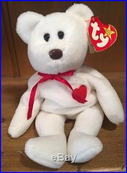 TY Beanie Baby Babies Valentino Rare With Many Errors Made In 1993 DOB 2-14-94