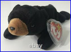 TY Beanie Baby Blackie the Bear Original 1993 TAG ERRORS EXTREMELY RARE