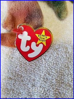 TY Beanie Baby CLAUDE The Crab, Extremely Rare, With Many Errors, 1996