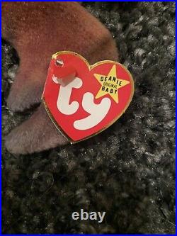 TY Beanie Baby Claude the Crab RARE TAG WITH ERRORS Retired