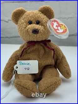 12 1996 Retired 8.5 inches Details about   TY Beanie Baby Curly The Bear April 